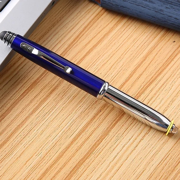 3 in 1 Metal Pen With Stylus And Led Flashlight 1