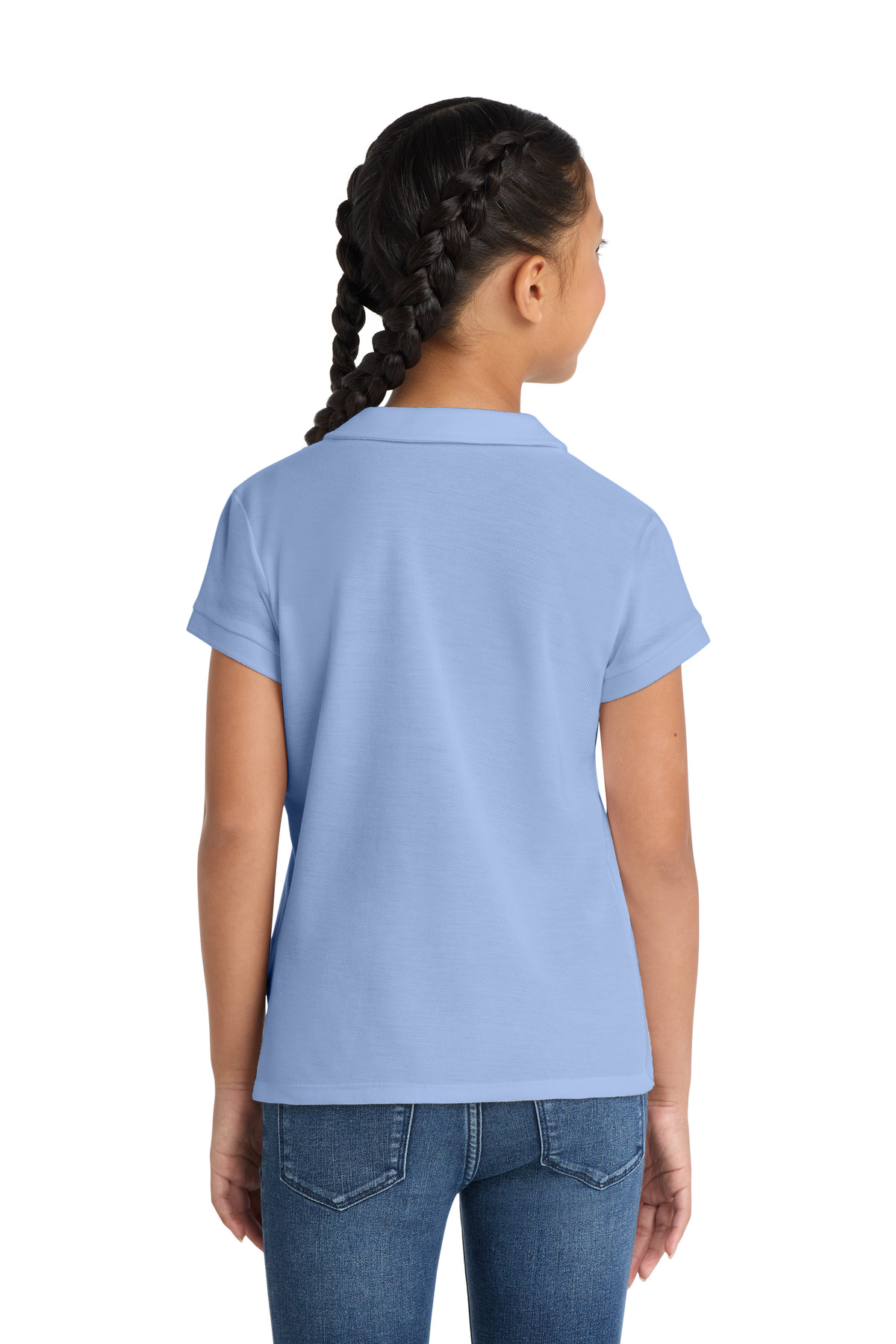 Port Authority Girls Silk Touch Peter Pan Collar Polo. YG503 25