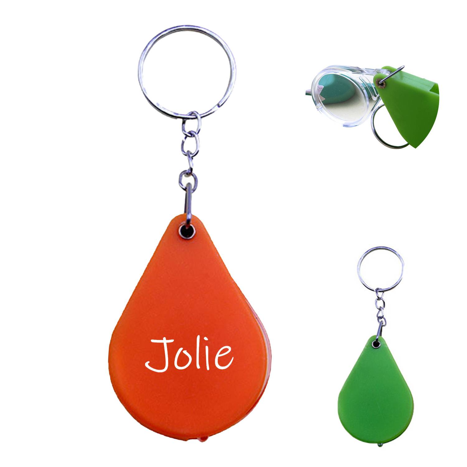 Keychain Style Magnifying Glass, custom ruler with logo imprint 8