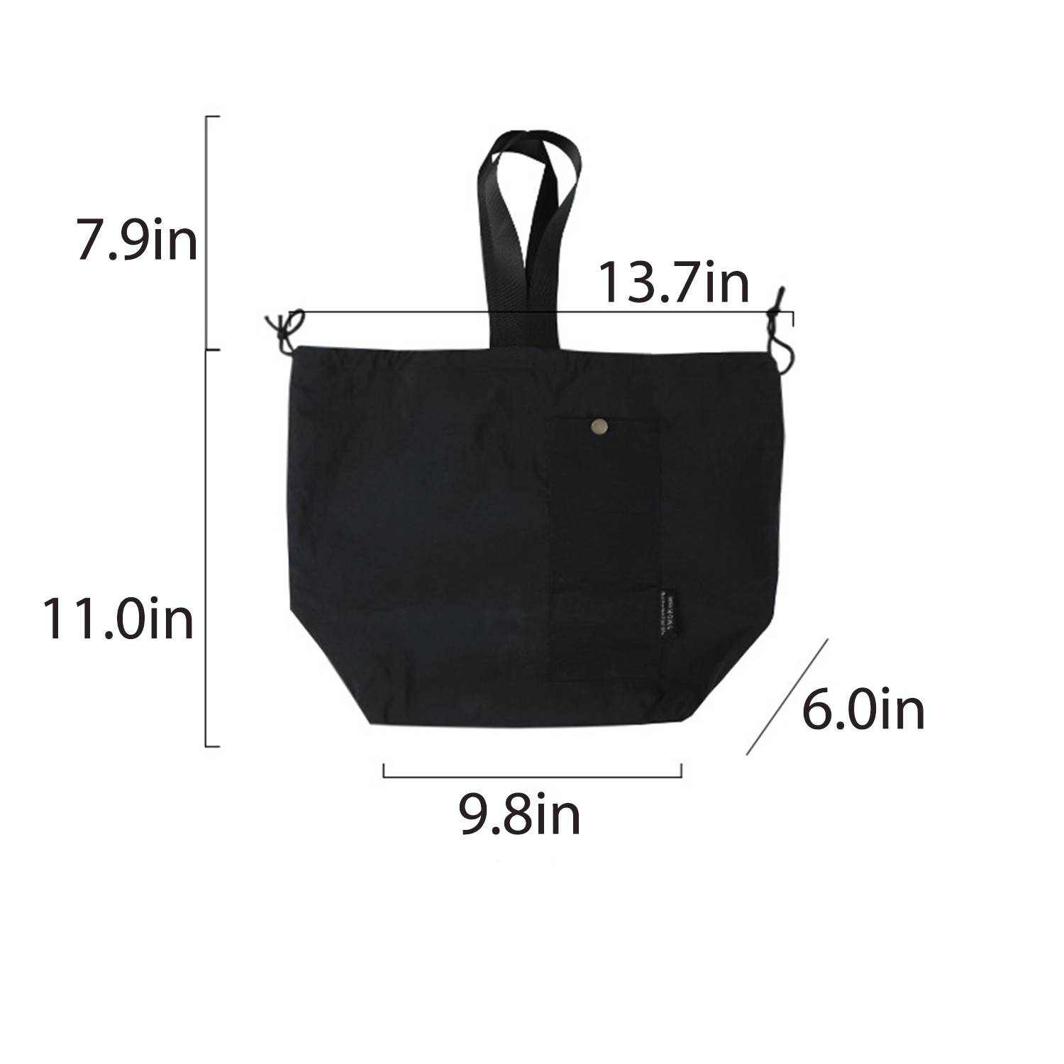 Waterproof Nylon Insulated Lunch Tote Bag 5