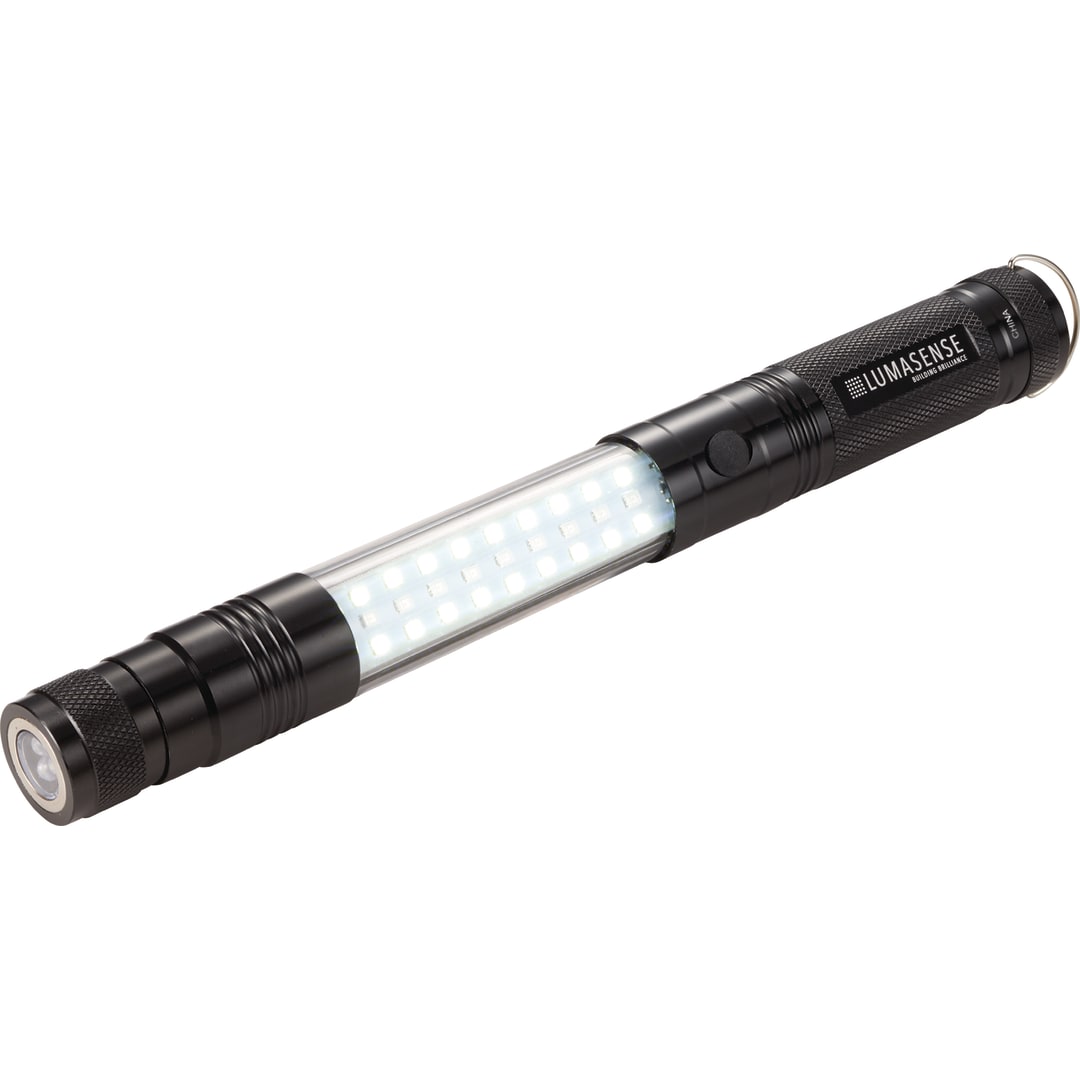 Telescopic Magnetic COB LED Flashlight w/Sidelight 31