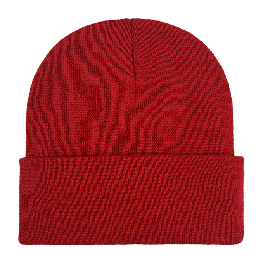 Classic Ribbed Cuffed Beanie with Custom Logo - 100% Acrylic 66