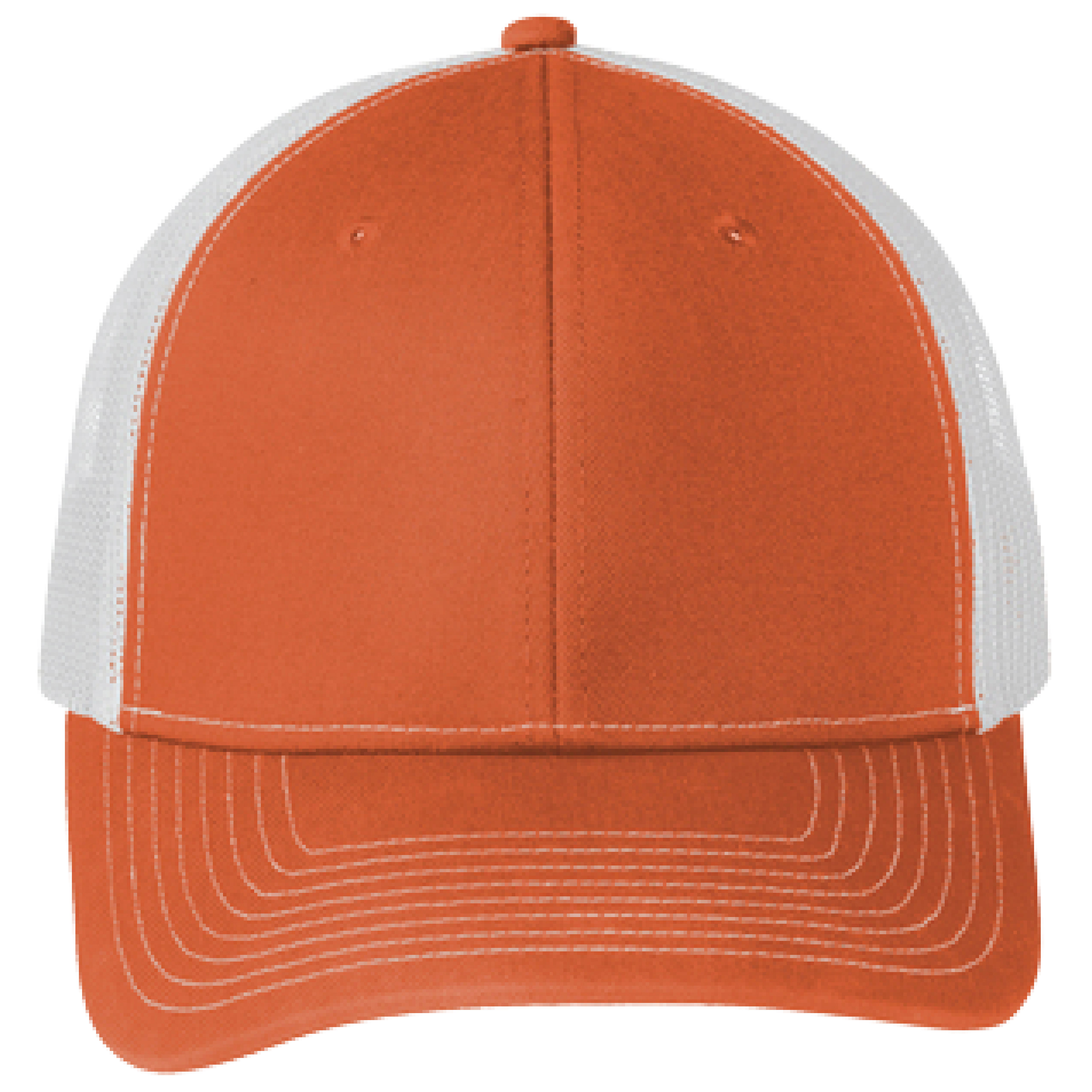 Port Authority C402 6-Panel Snapback Trucker Hat w/Leatherette Adhesive Patches or Embroidery 103