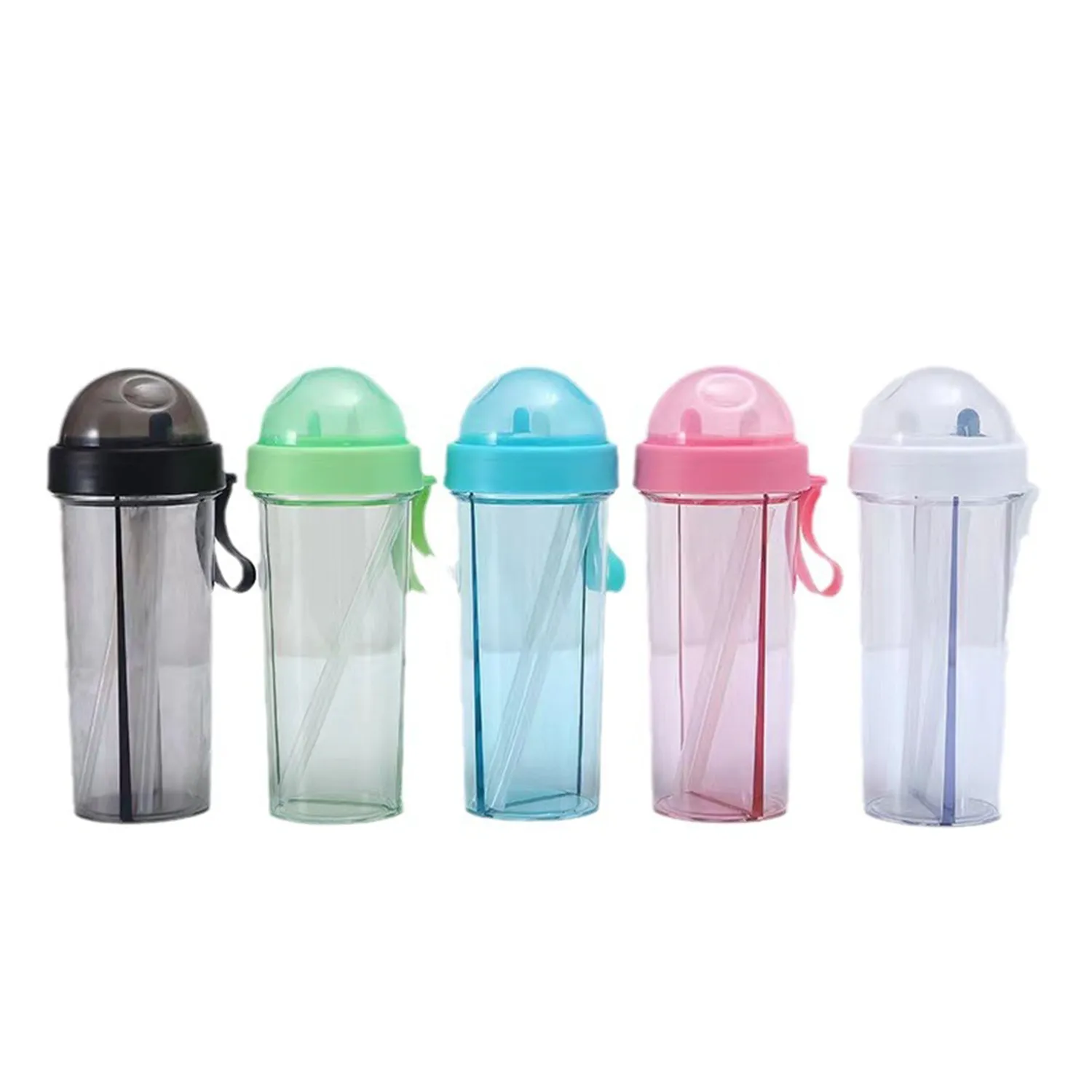 20OZ Double Sippy Cup With Straw 2