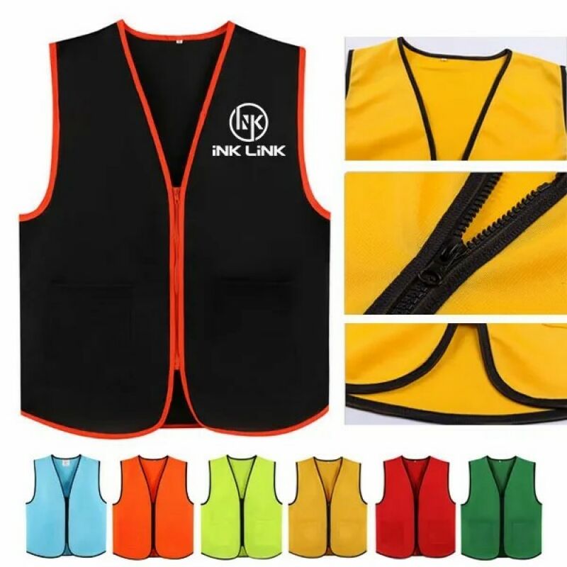 2 Pocket Uniform Volunteer Vest With Zipper 1