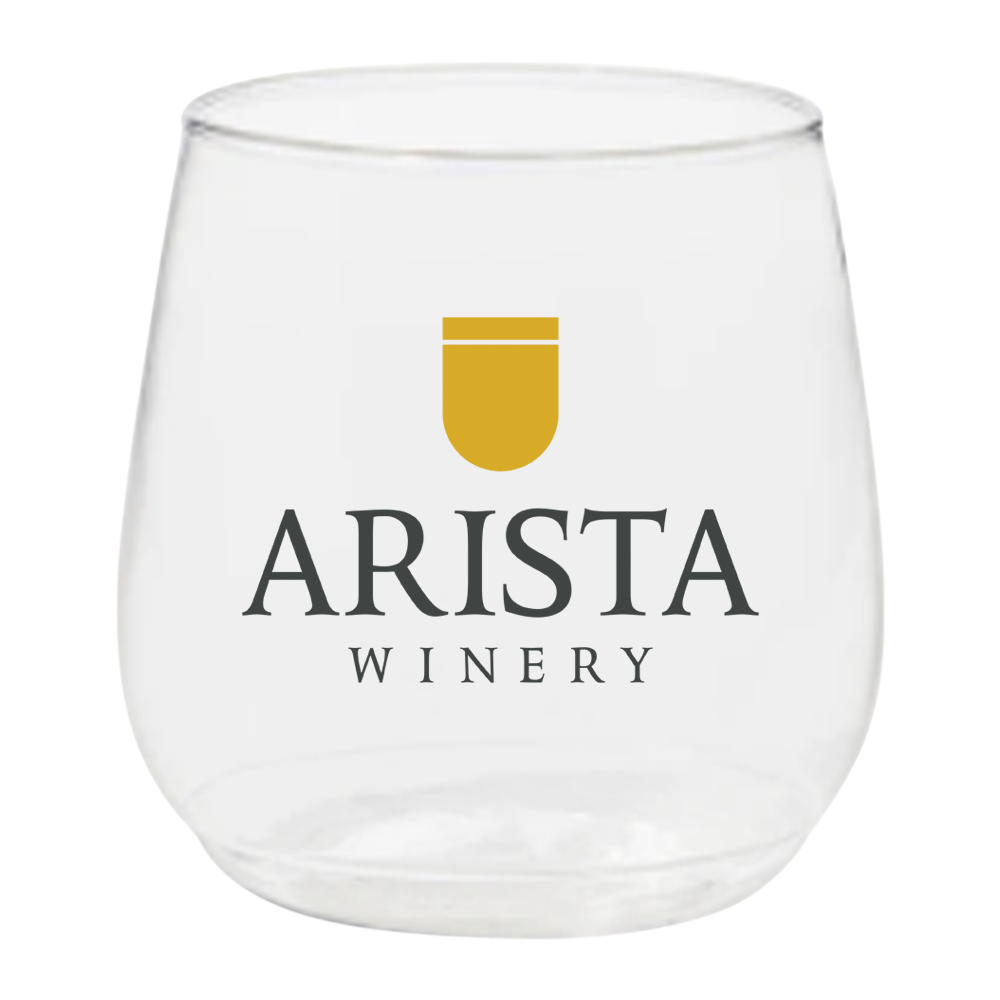 12oz Plastic Stemless Wine Glass 5