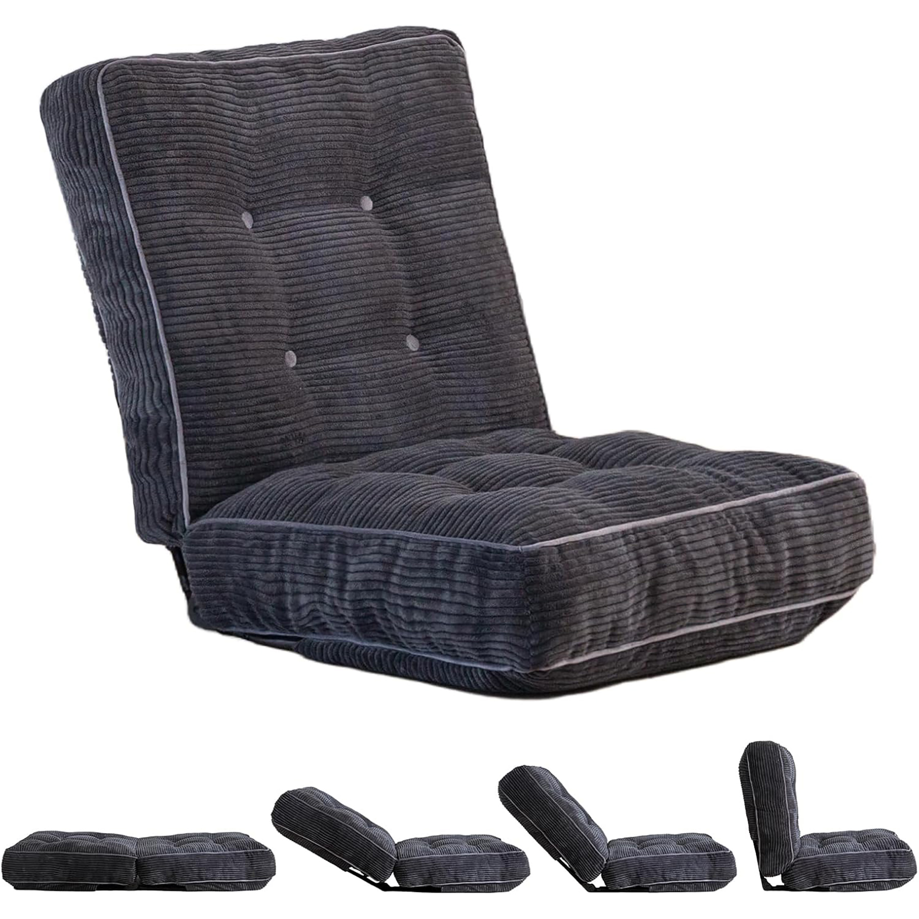 Adjustable Floor Chair with Back Support 6