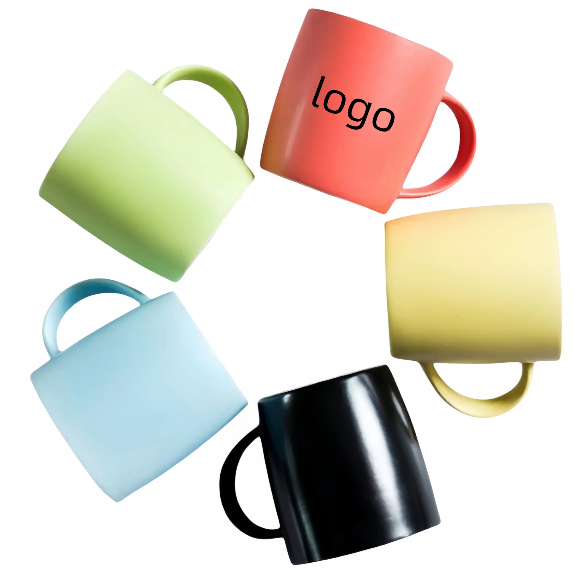 MOQ100 12OZ Ceramic coffee cup 4