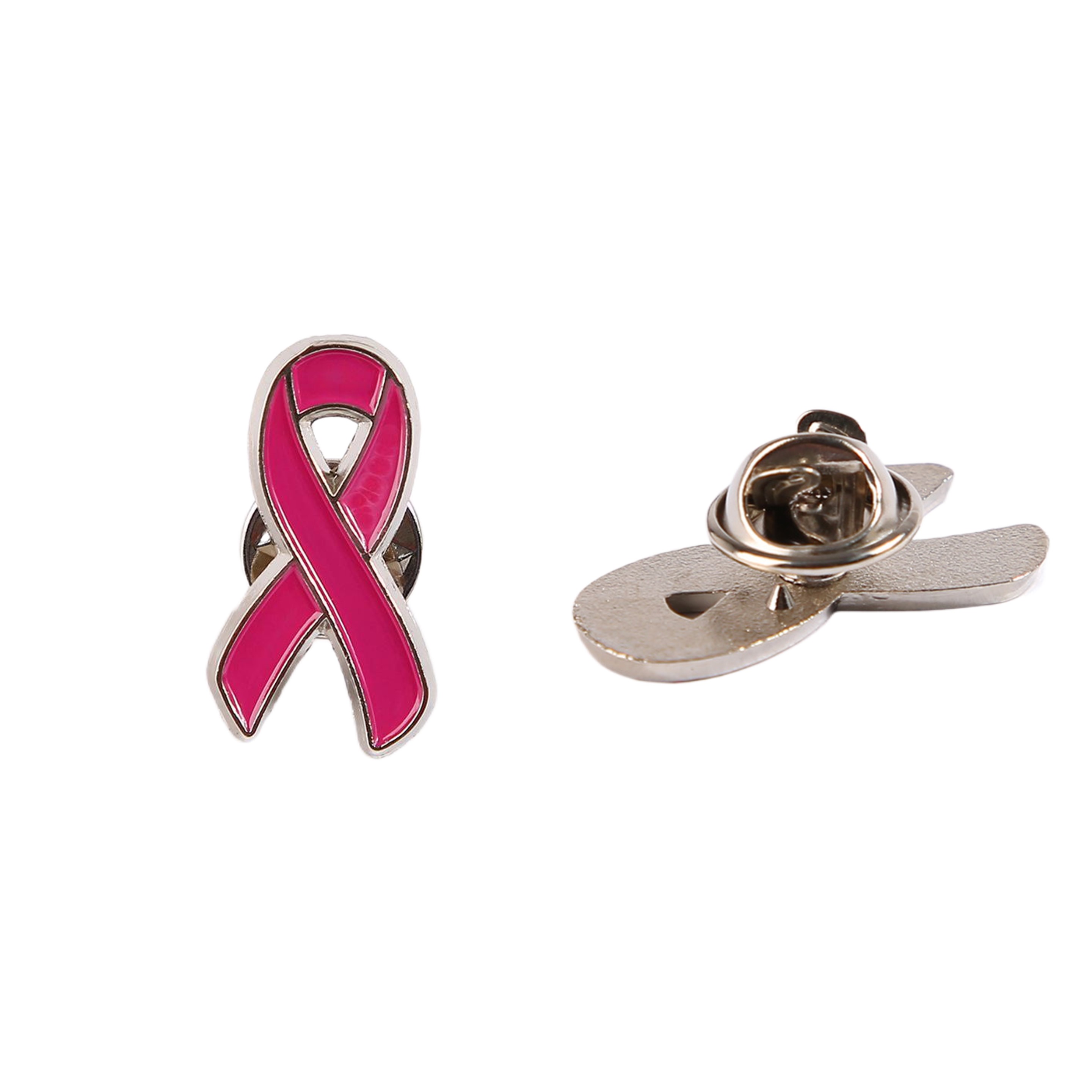 Breast Cancer Awareness Button Pin (direct import) 2