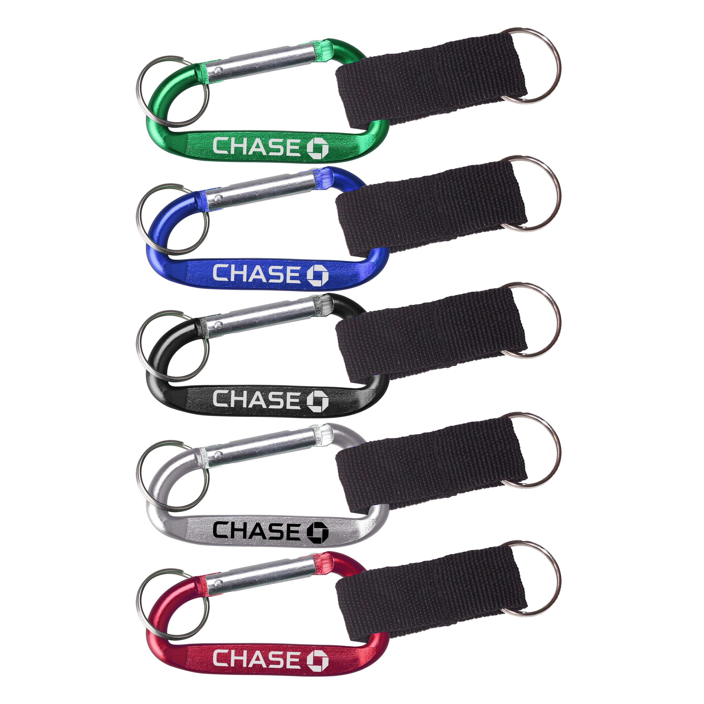 Monster Carabiner with Split Key Ring and Strap 1