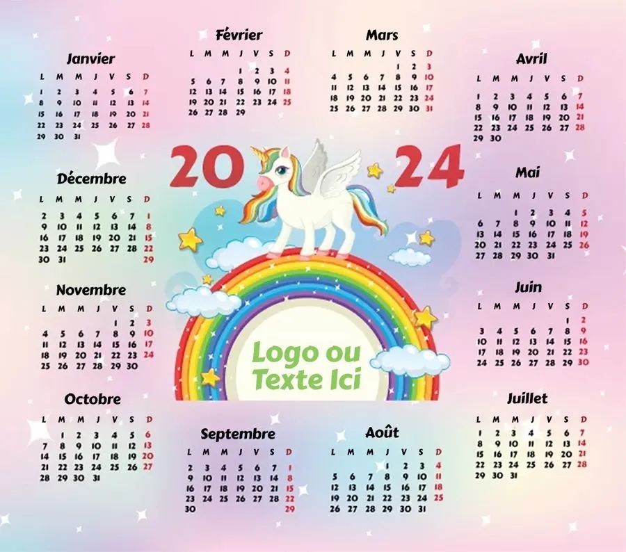 Unicorn & Rainbow Mouse Pad 5