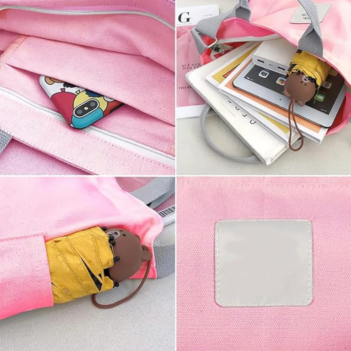 Shoulder Canvas Backpack Large Crossbody Bag 6