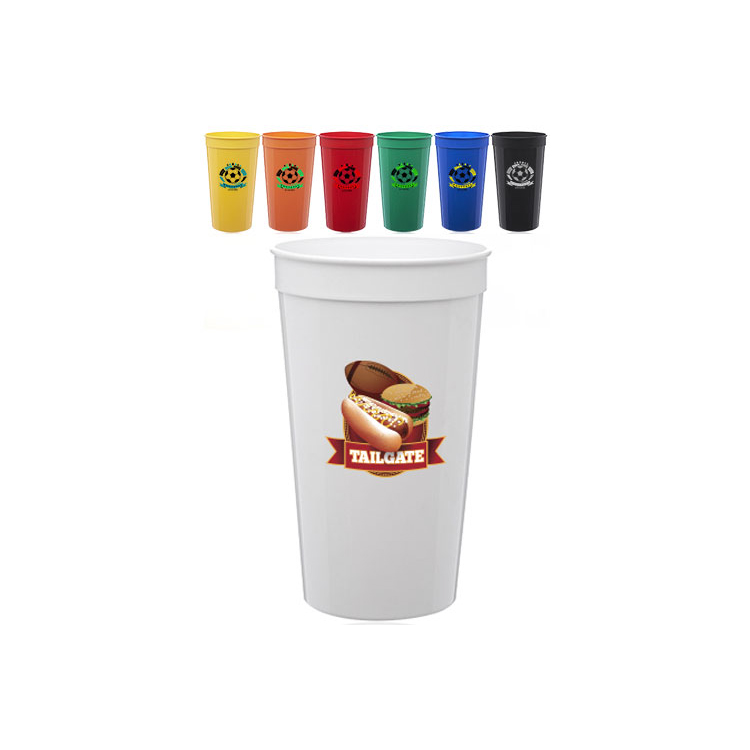 32 oz. Plastic Stadium Cup - USA Made 5