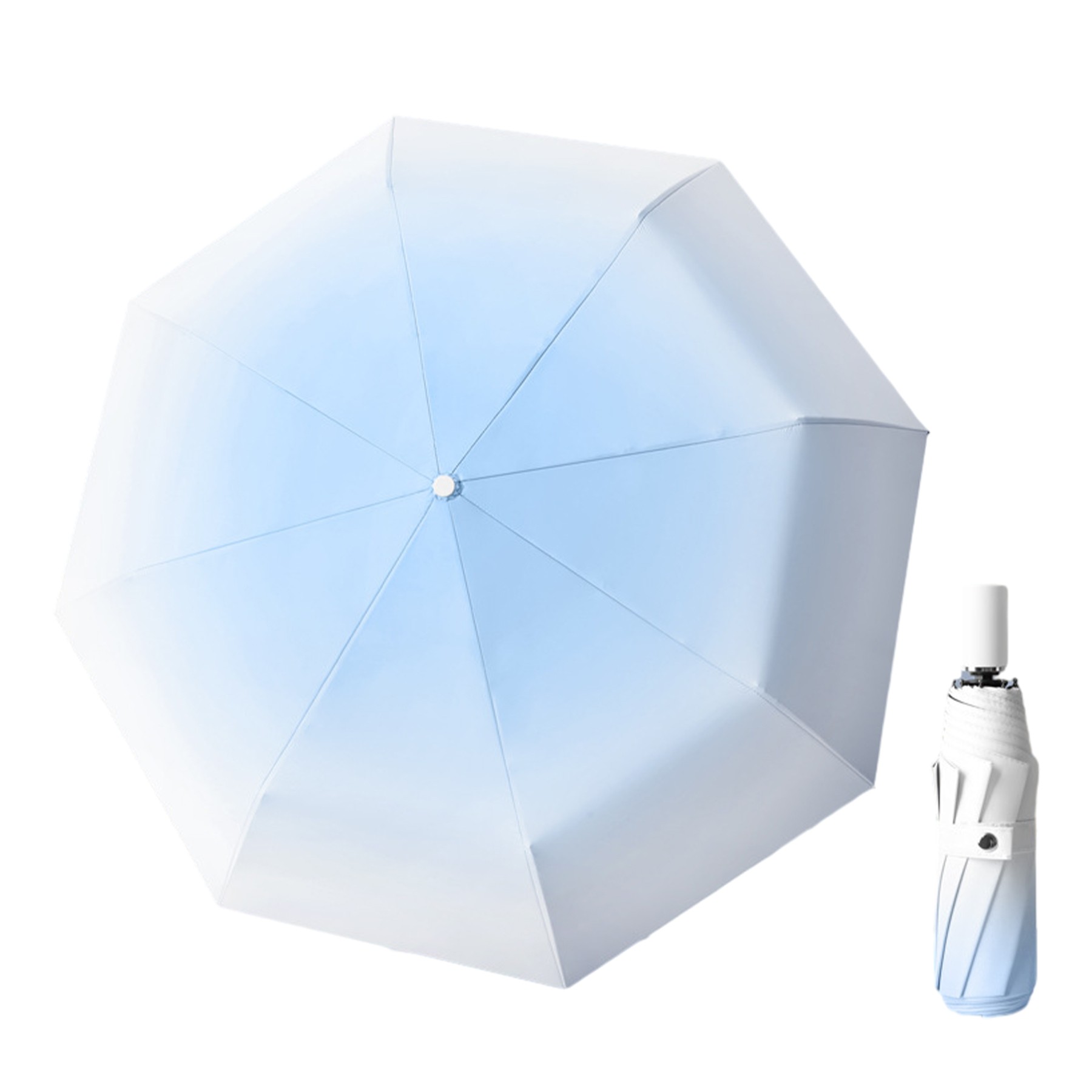 42 Inch Gradient Compact Umbrella 5