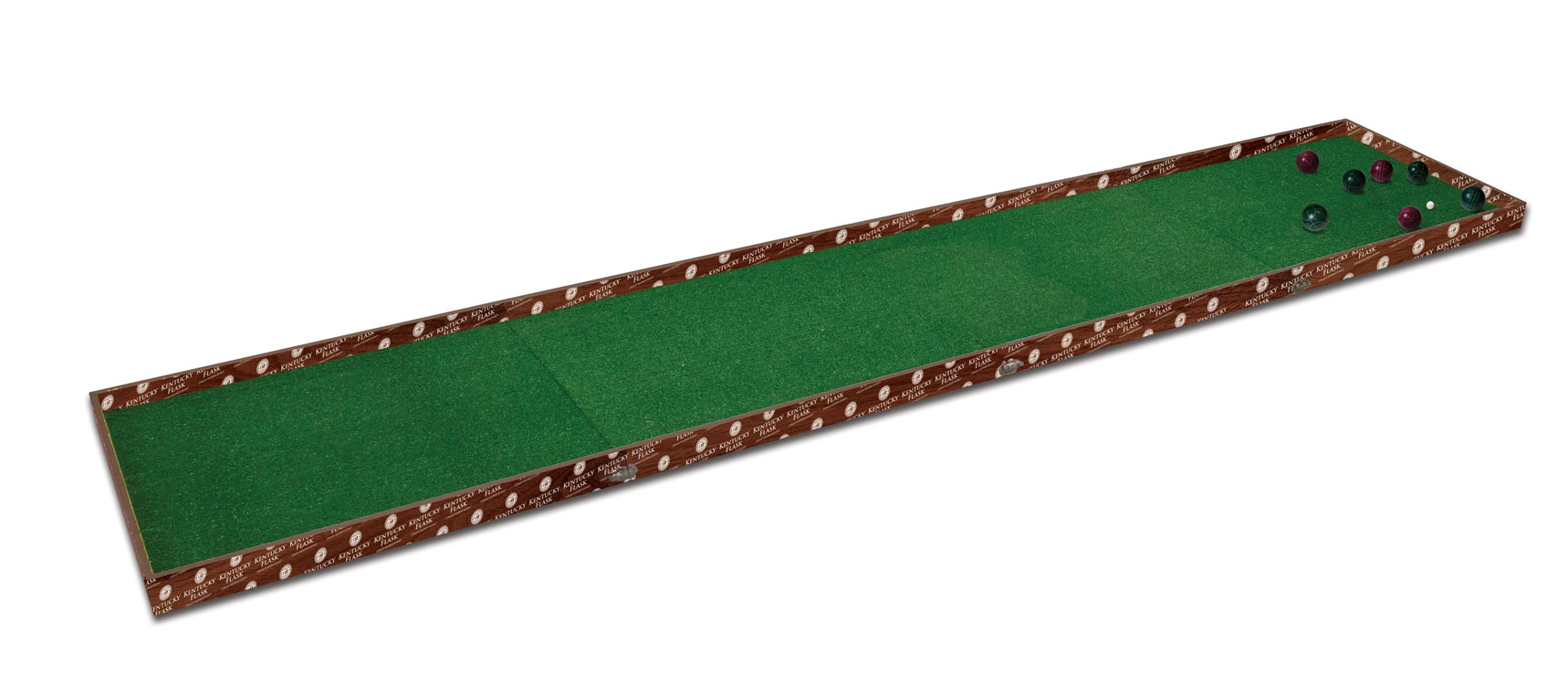 Portable Bocce Ball Court Imprint and Full Color