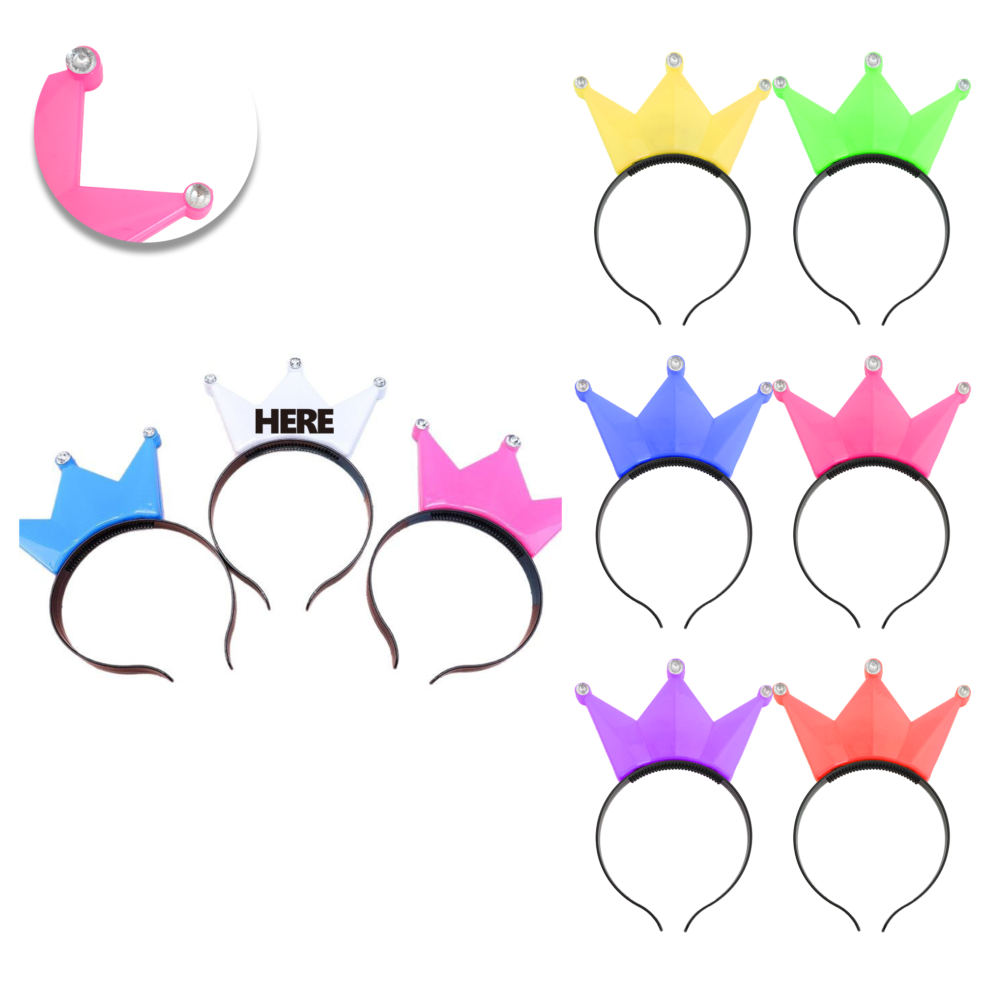 Rhinestone Tiara Headwrap 2