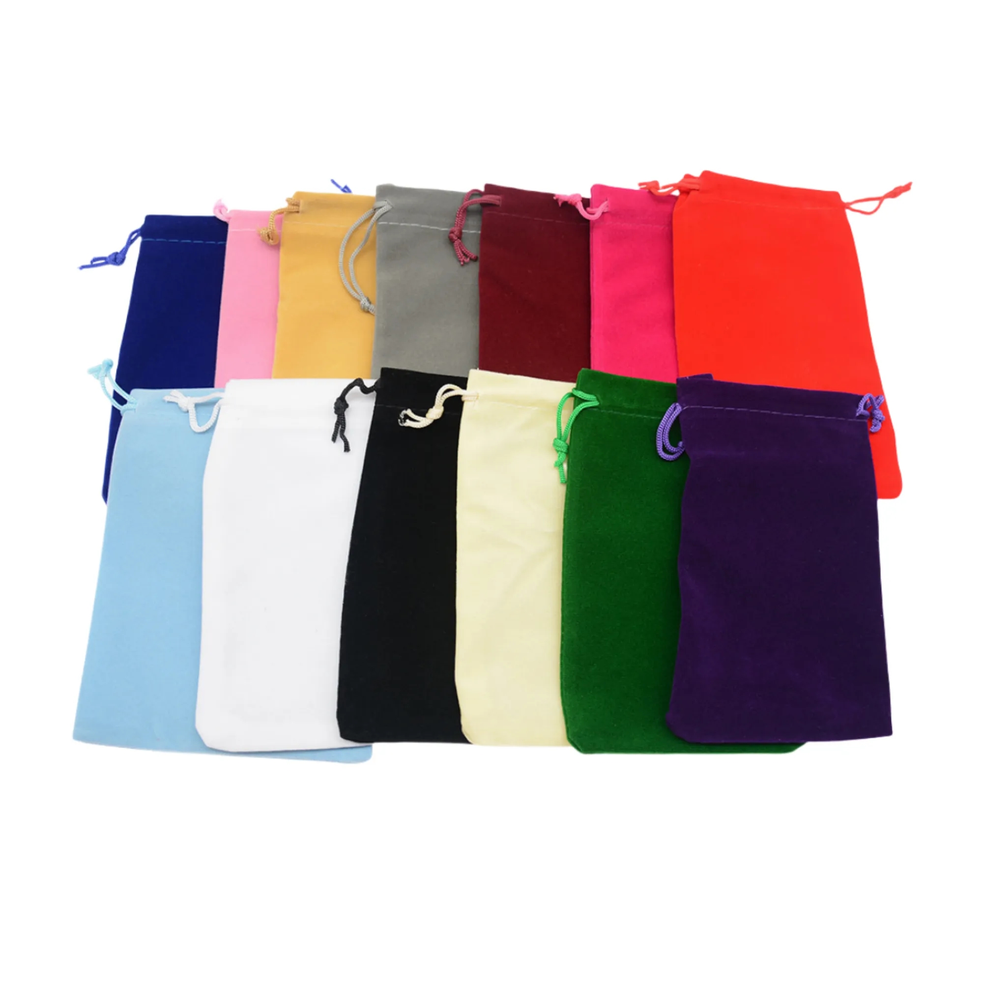 Full Color Mini Soft Velvet Drawstring Bags 7