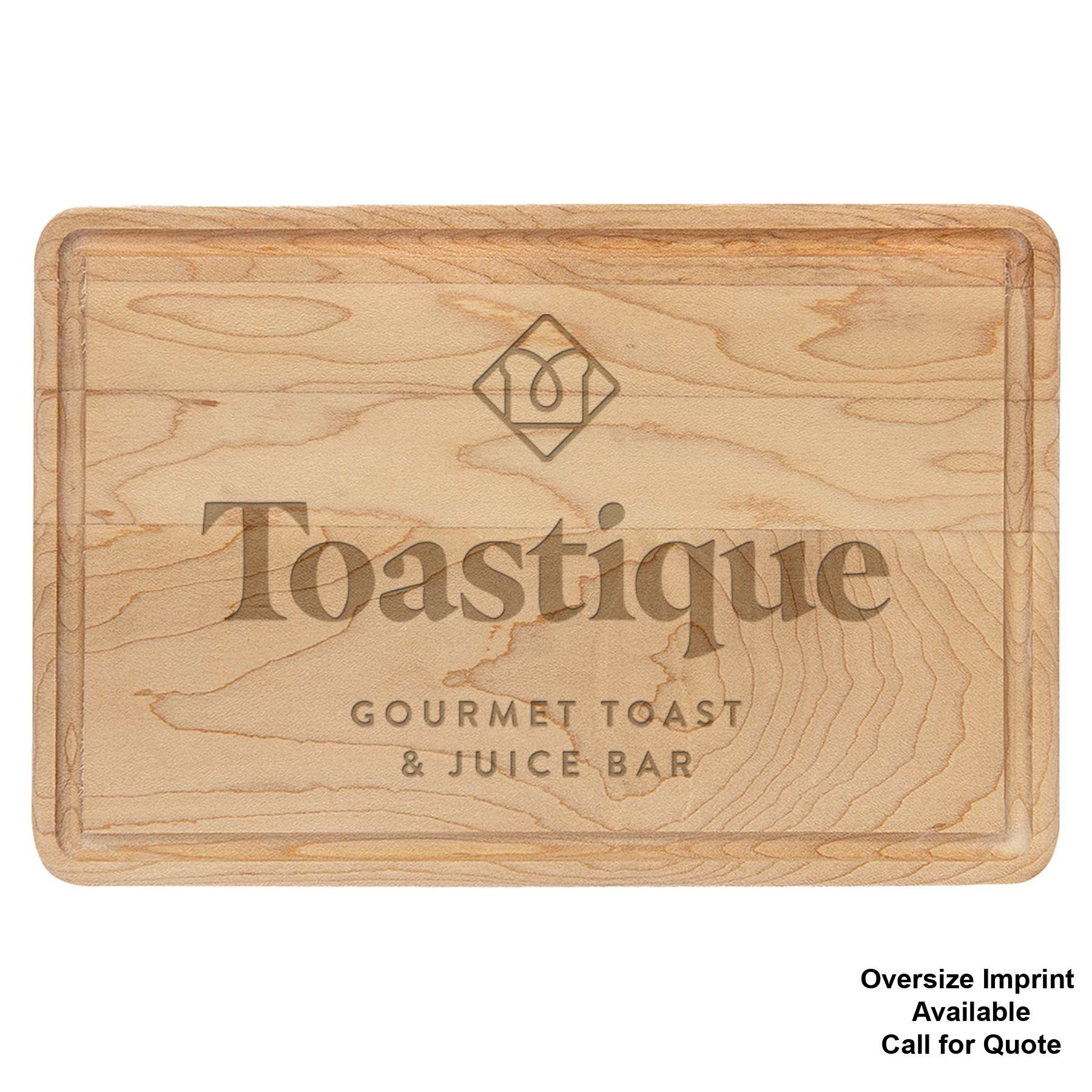 9" x 6" Maple Cutting Board with Juice Groove 2