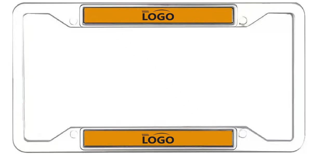 Four-Hole Customizable Acrylic License Plate Frame 1