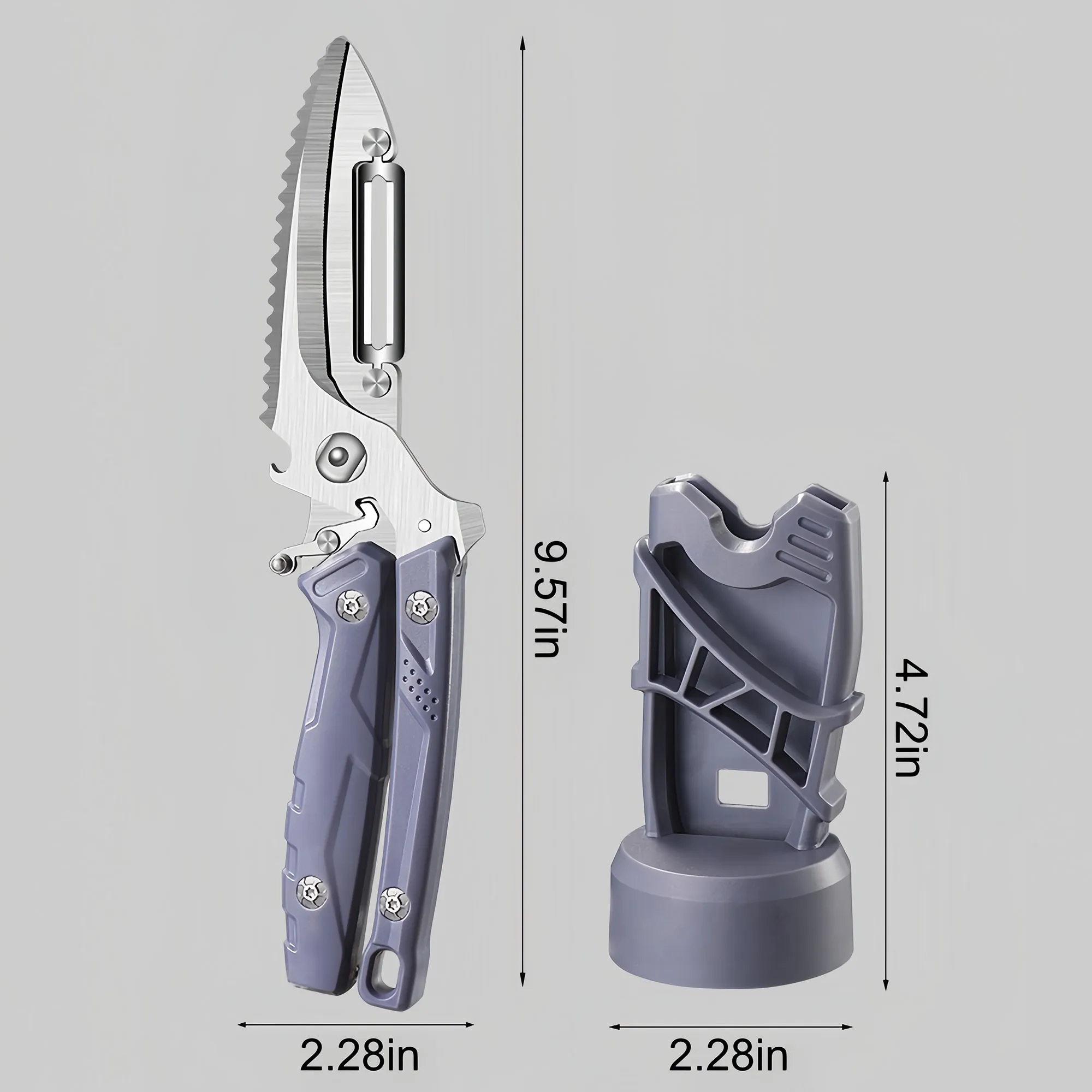 Heavy Duty Stainless Steel Multi Function Kitchen Scissors 5