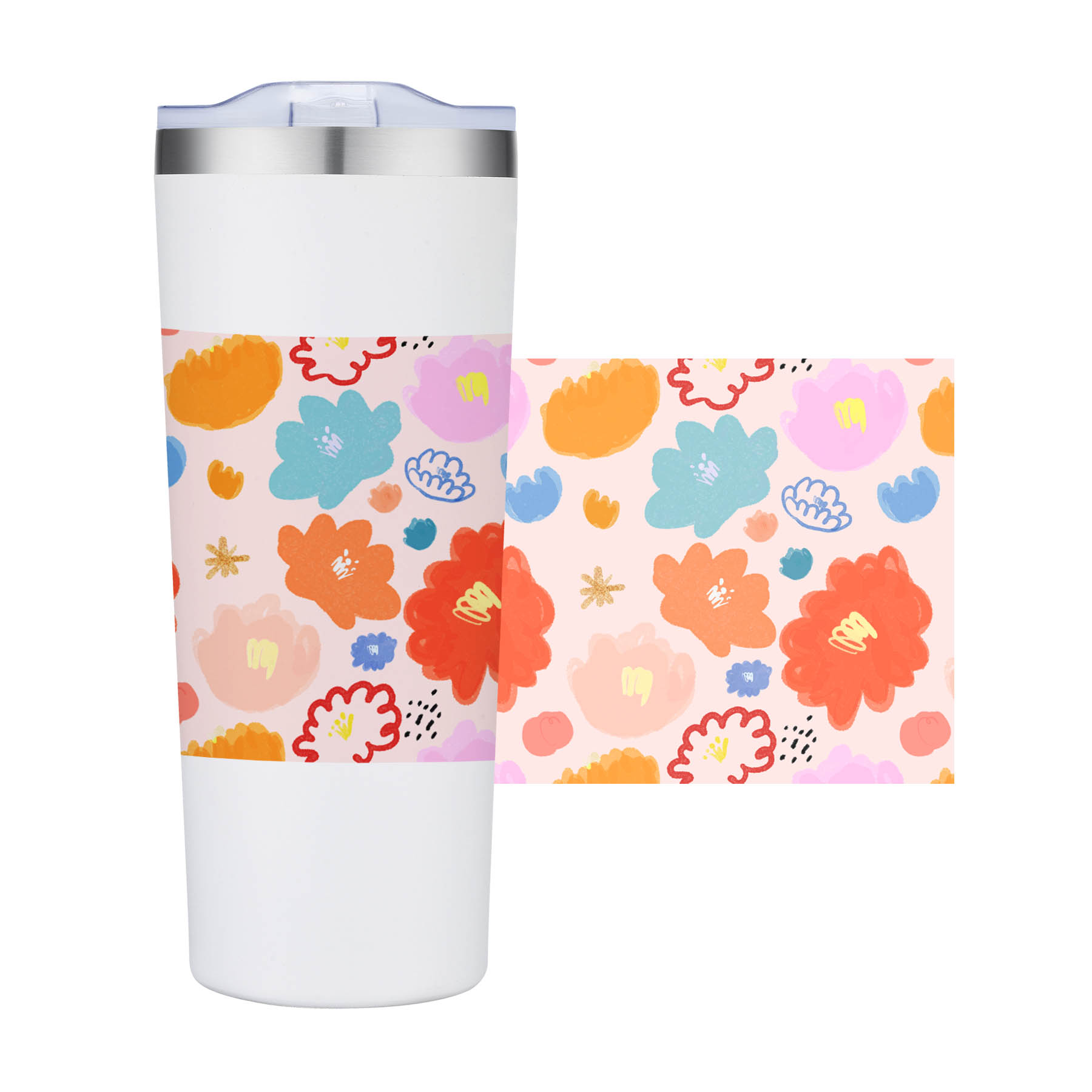 28 oz. Double Wall Stainless Steel Vacuum Tumbler Water Bottle 6