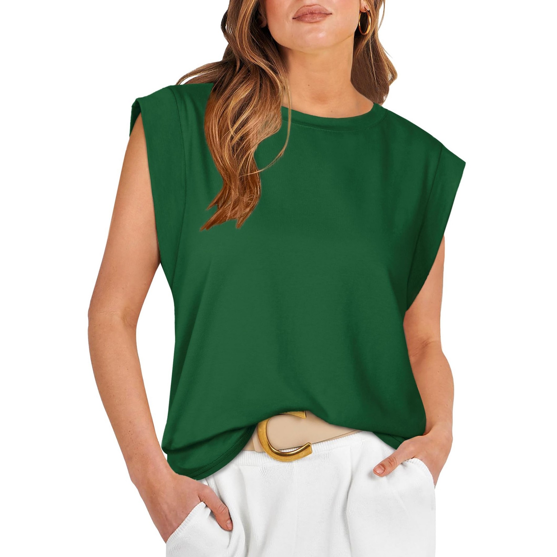 Cap Sleeve Summer Tops 13