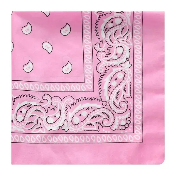 Square Sports Print Bandana Headband - Polyester Material 2