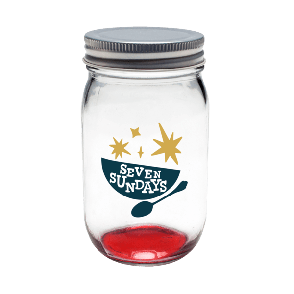 Homemade 16 oz. Canning Lids Mason Jar 8
