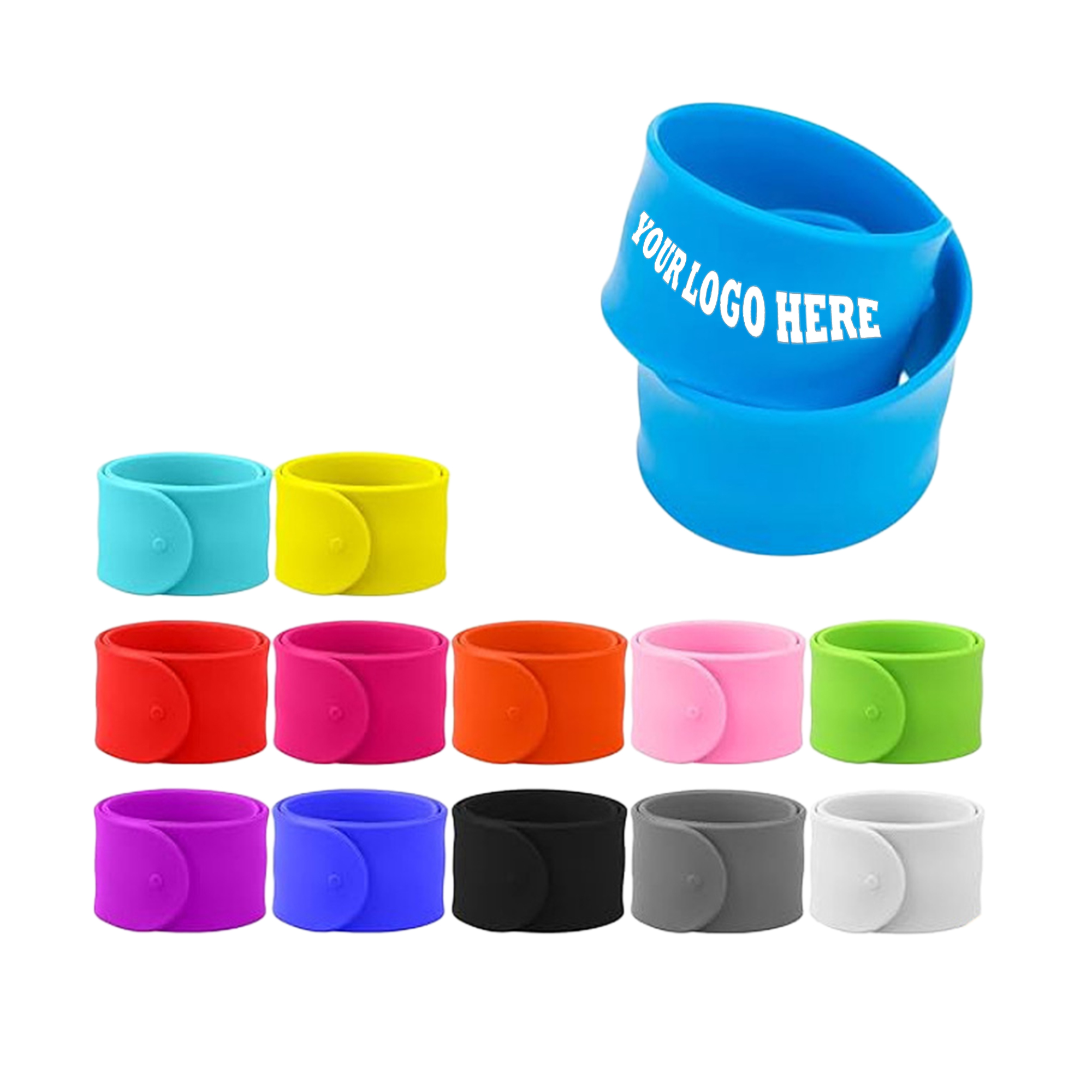 Custom Silicone Slap Bracelet 2