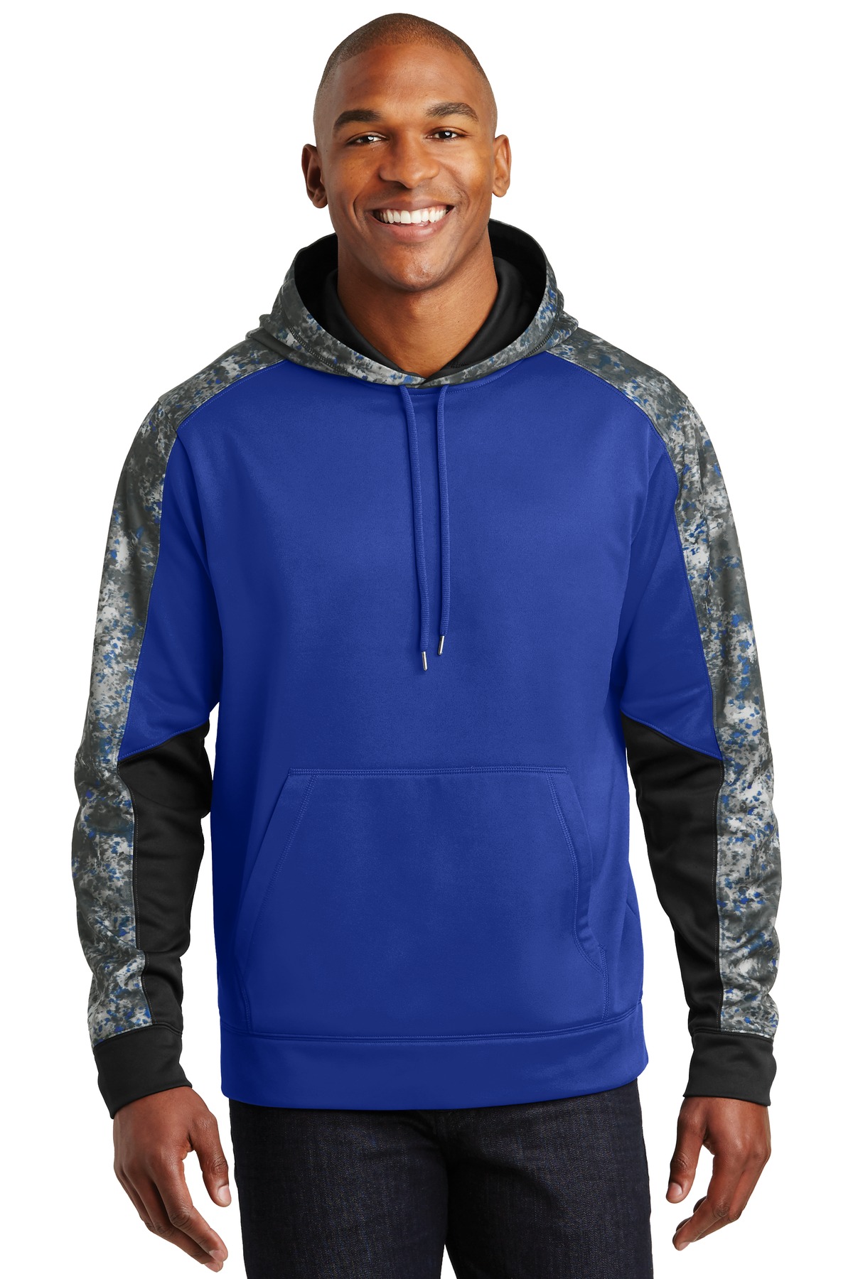 Sport-Tek Sport-Wick Mineral Freeze Fleece Colorblock Hooded Pullover. ST231, custom hoodie or sweatshirt with logo imprint 22