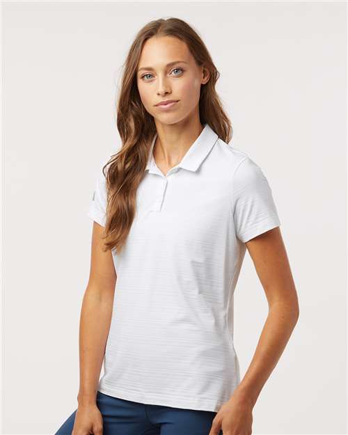 Women's Textured Stripe Polo - A707 18