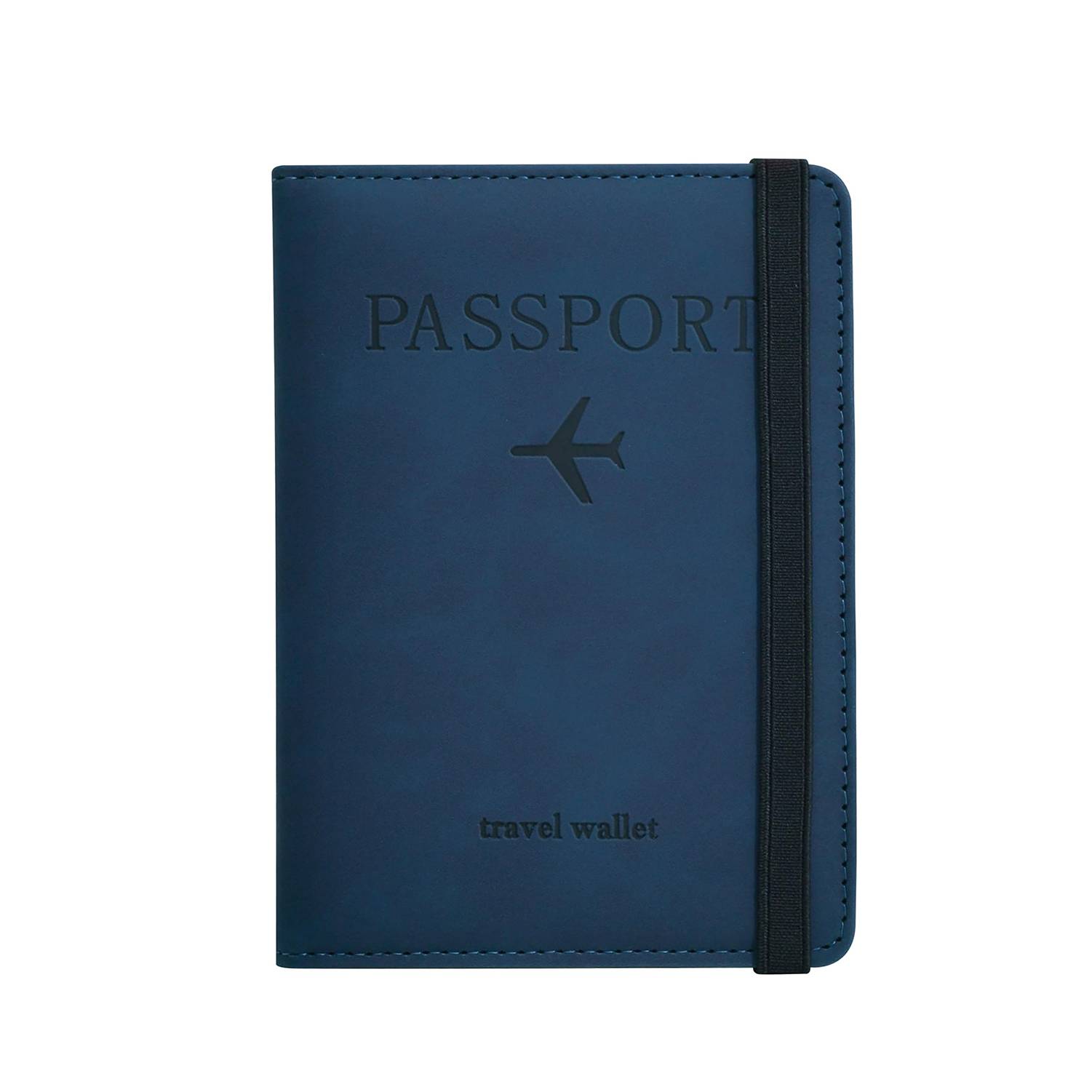 Stylish Pu Leather Rfid Travel Passport Holder 5