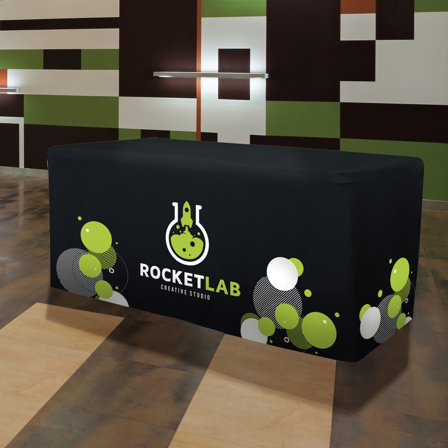 6' Fitted Table Throw (Full-Color Full Bleed) 4