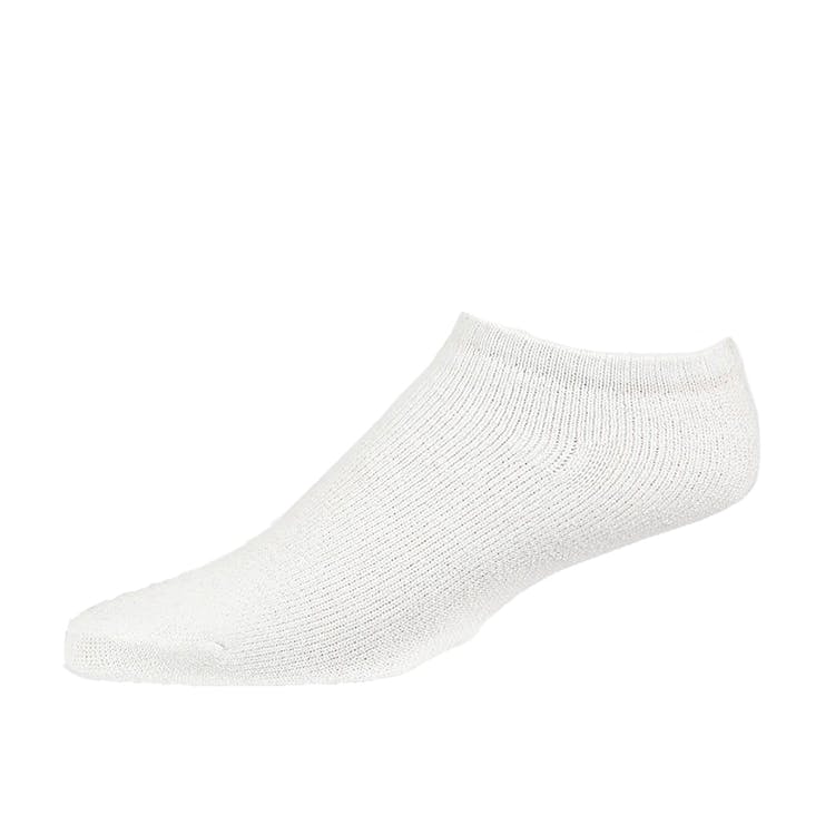 Men's No-Show Cushioned Sports Socks - White 10-13 4 Pack 2