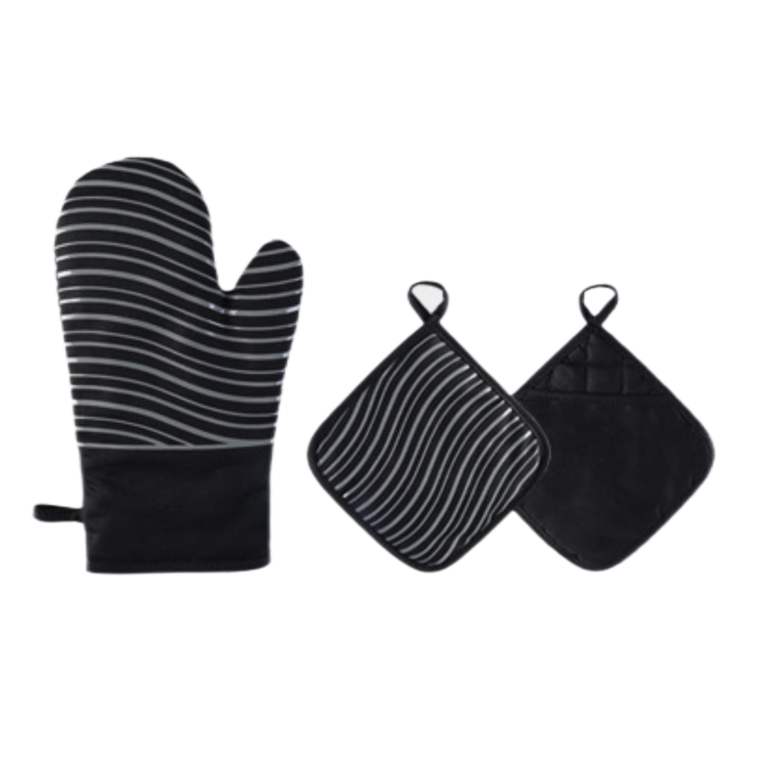 Oven Mitt and Pot Holder Set 3