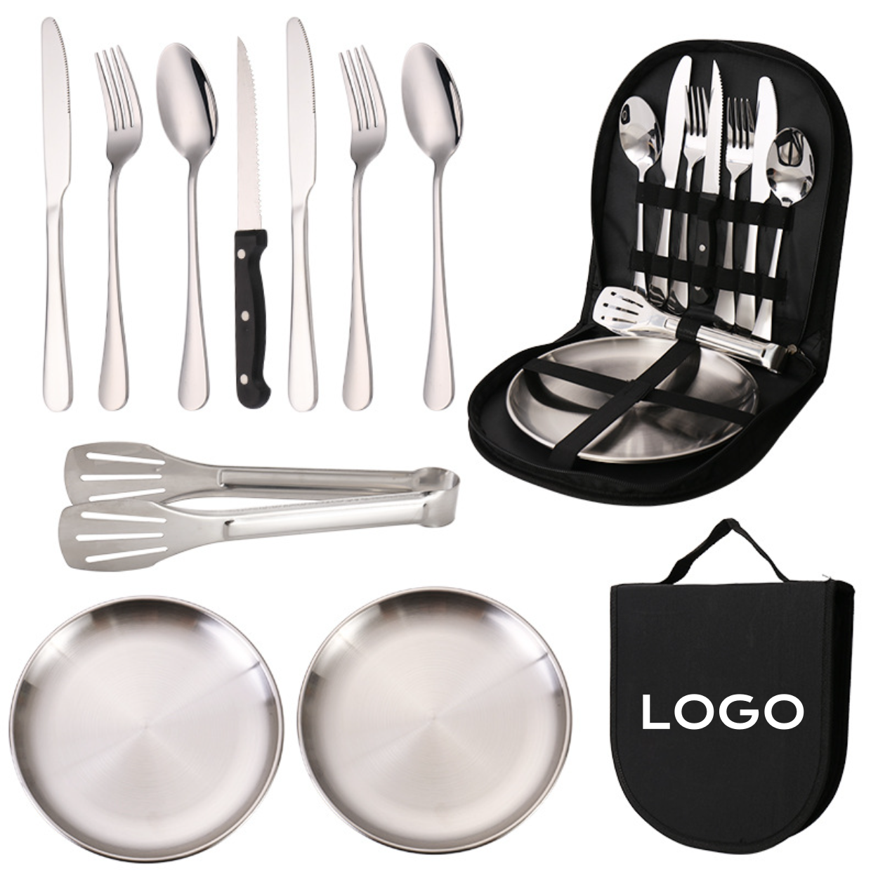 Portable Outdoor Stainless Steel Cutlery Set 3