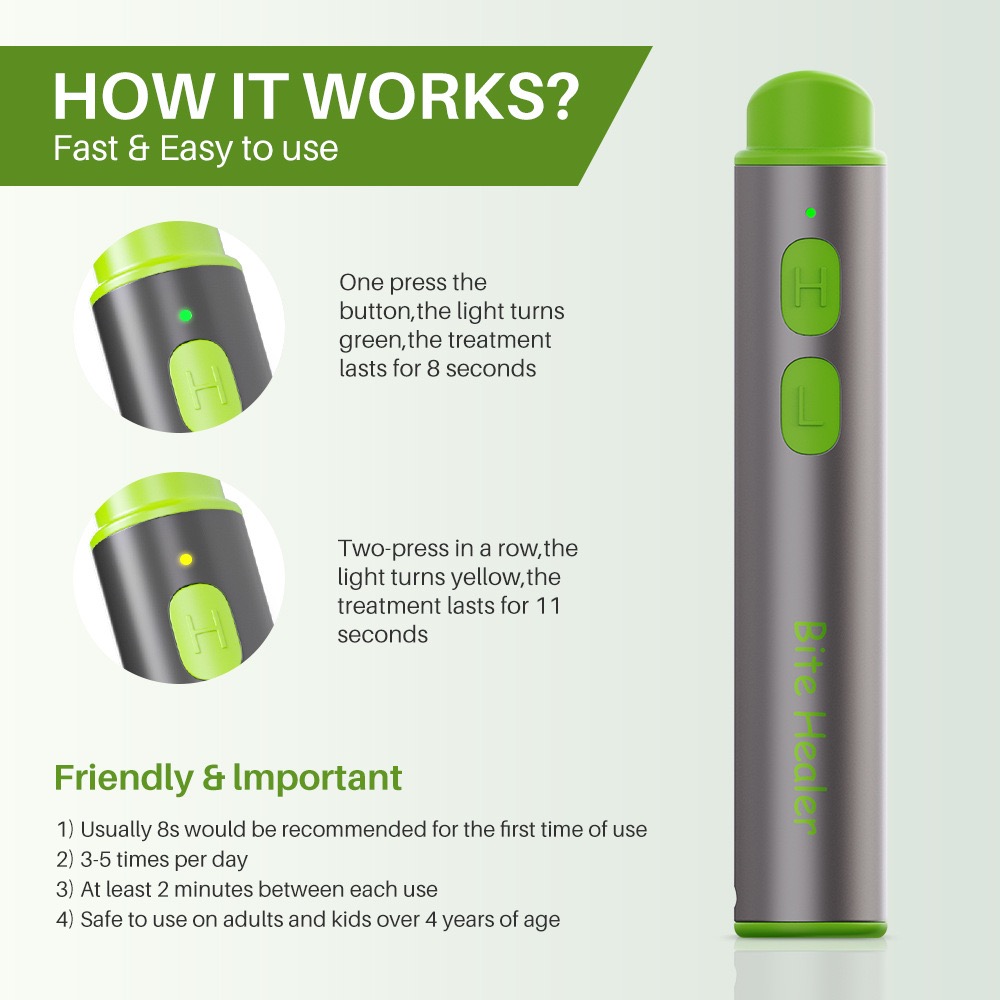 Mosquito Itch Relief Portable Insect Bite Relief Healer 5