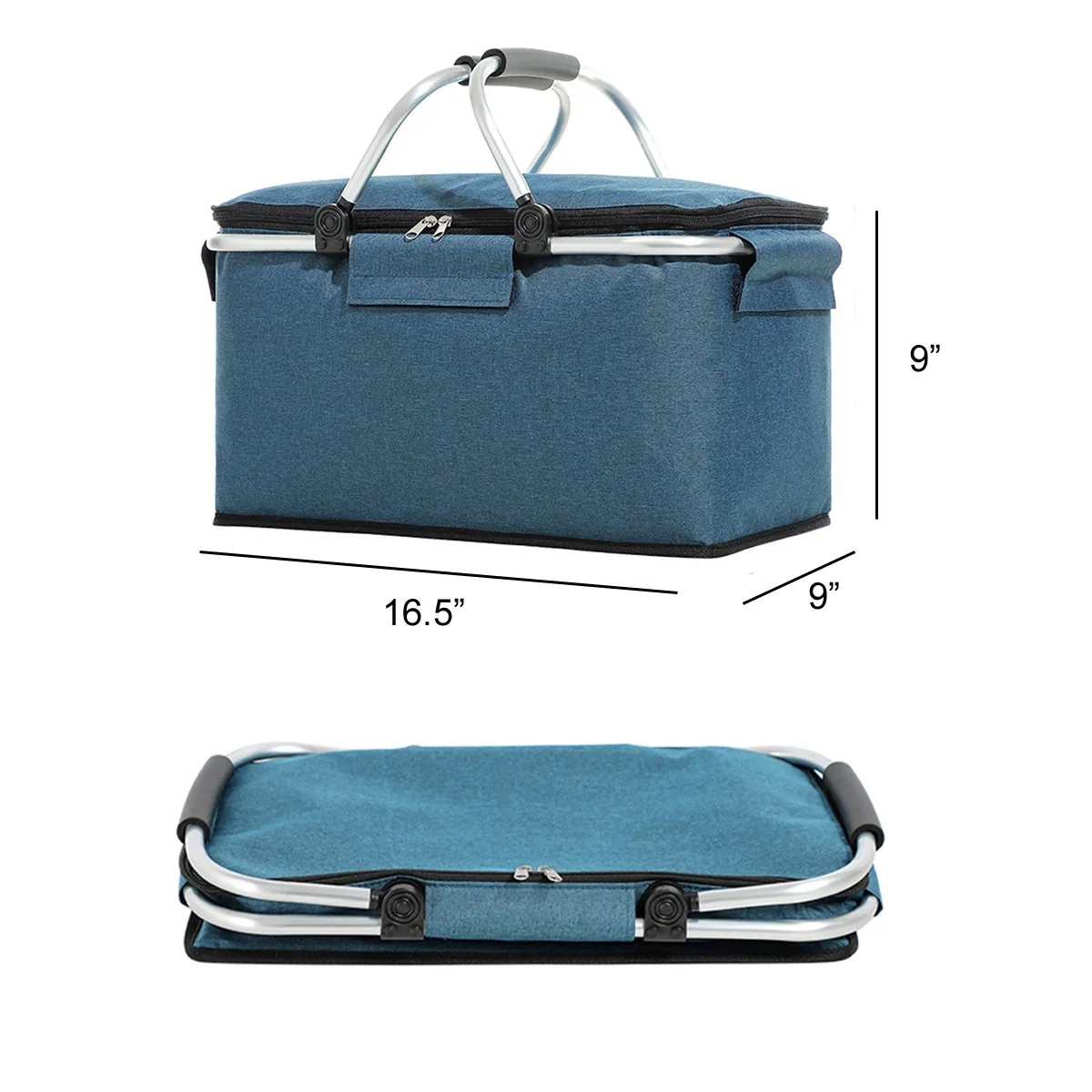 Insulated Picnic Basket Cooler 5