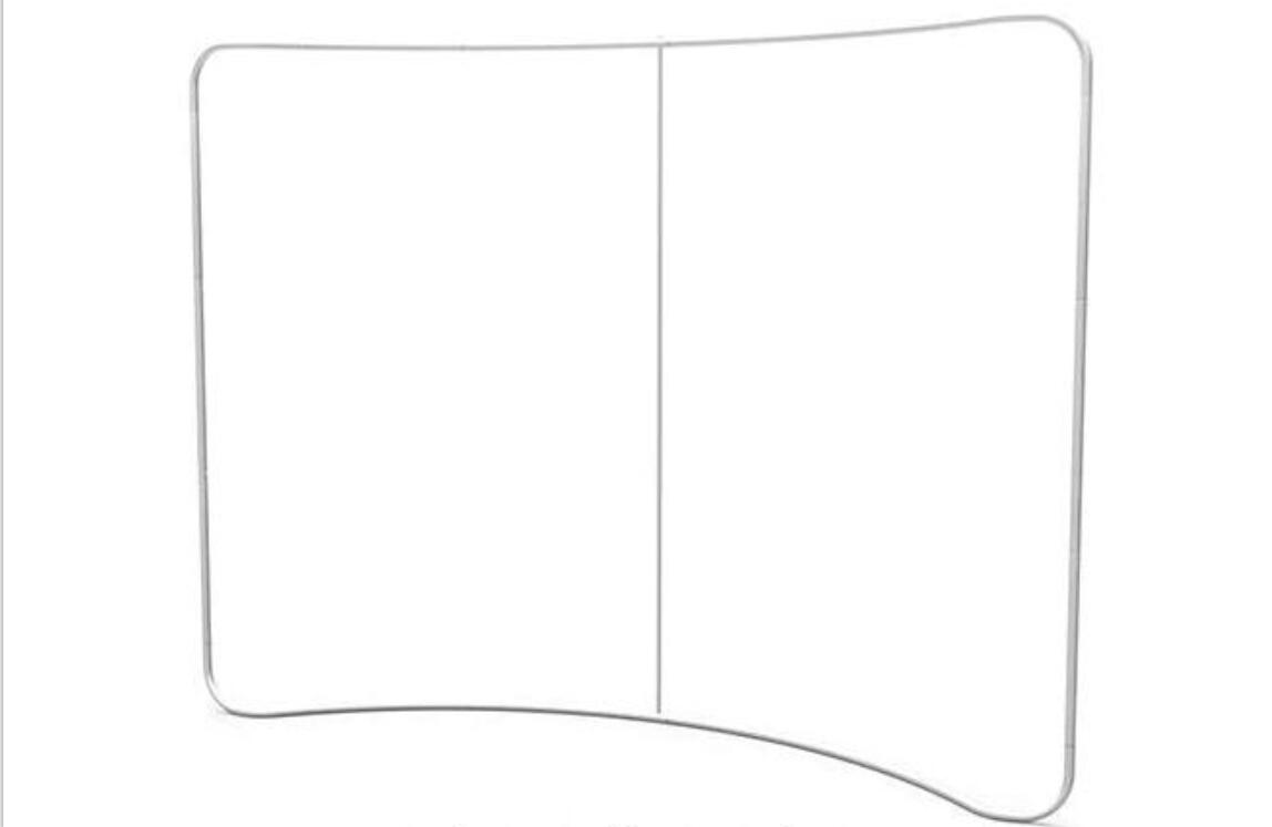 10' x 7.5' Curved Fabric Display Frame Only
