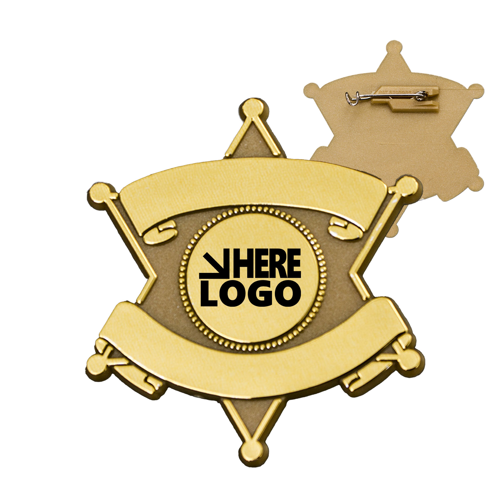 MOQ 100 Personalized Metal Badge Lapel Pins 1