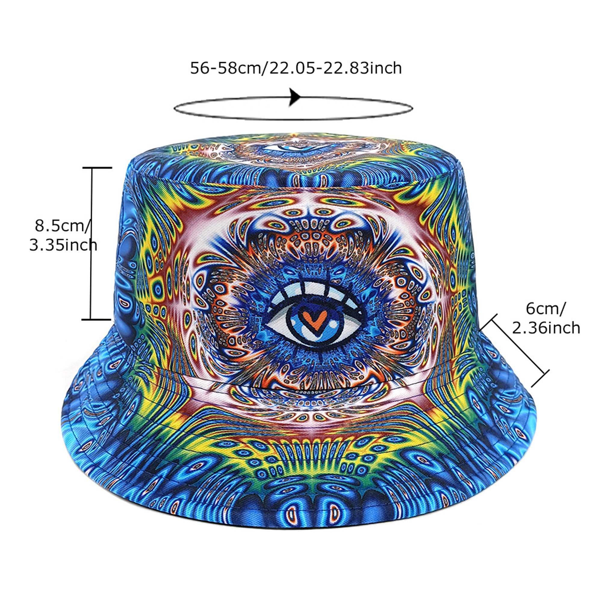 Graffiti Double-Sided Bucket Hat 4