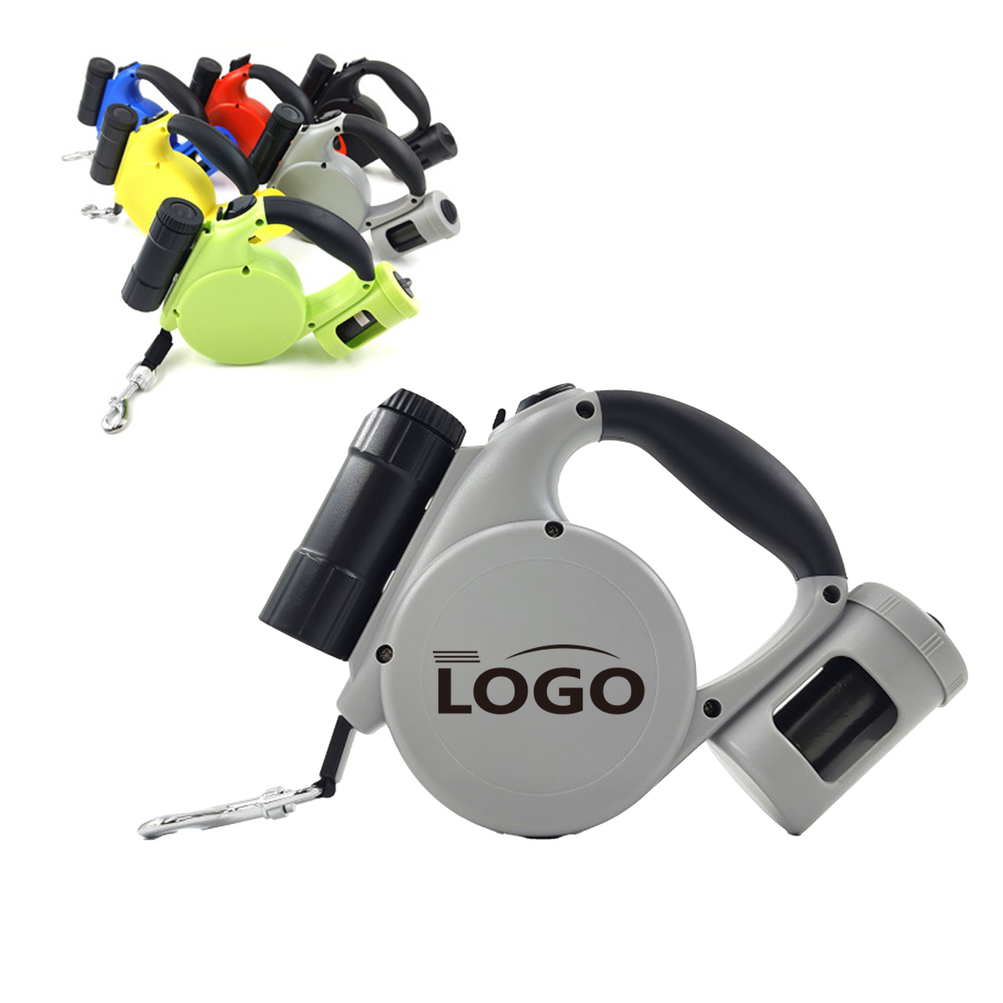 MOQ 20 Heavy-Duty Nylon Dog Retractable Leash 2