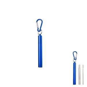 Innovative Telescope Metal Straw With Carabiner 14