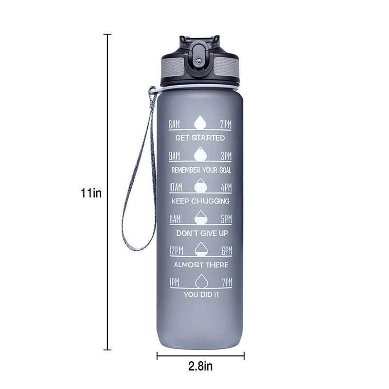 32 Oz Water Bottle With Time Marker 2