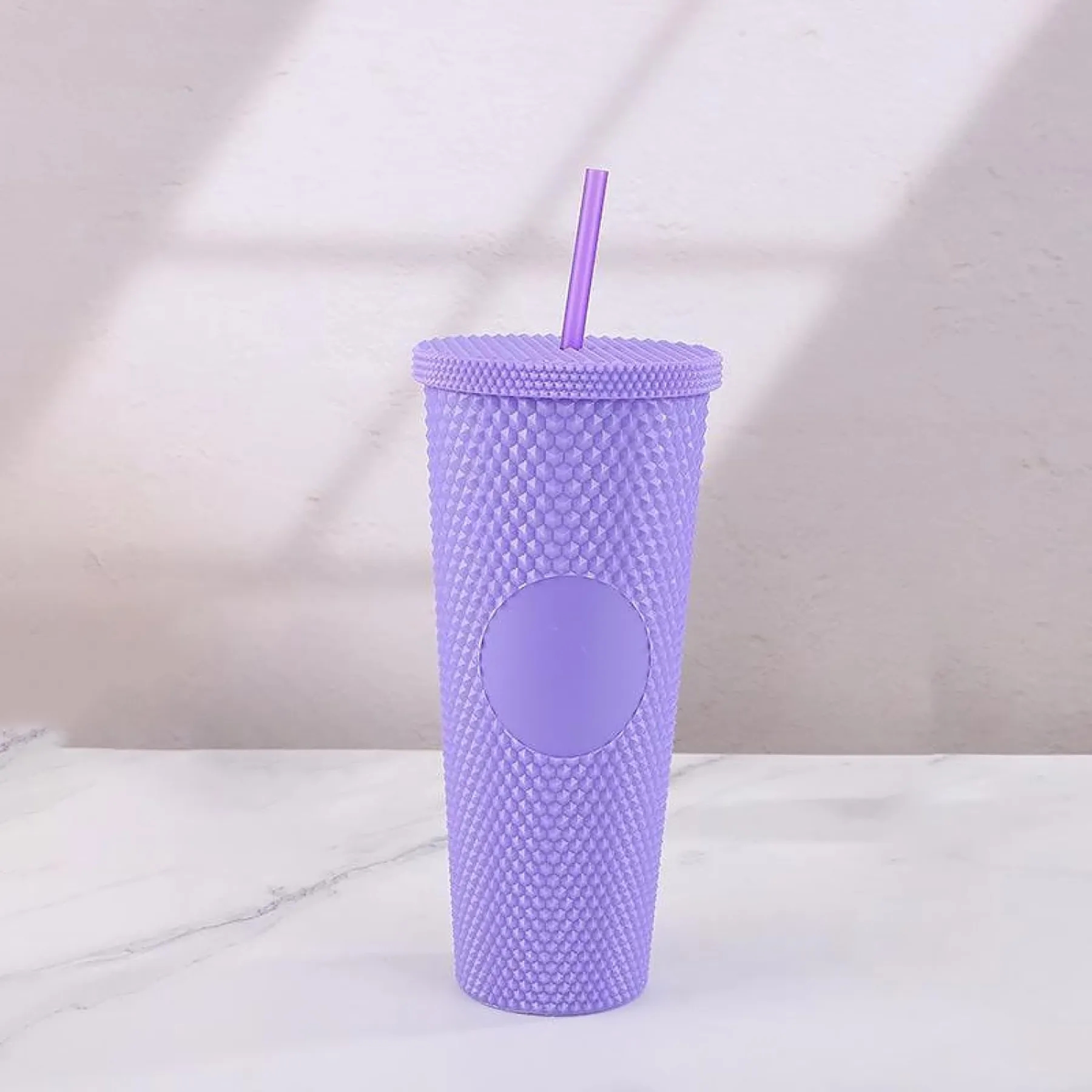 Double Layer Plastic Straw Cup 8