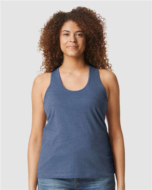 Women's Softstyle® CVC Racerback Tank Top - 64220LCVC 41