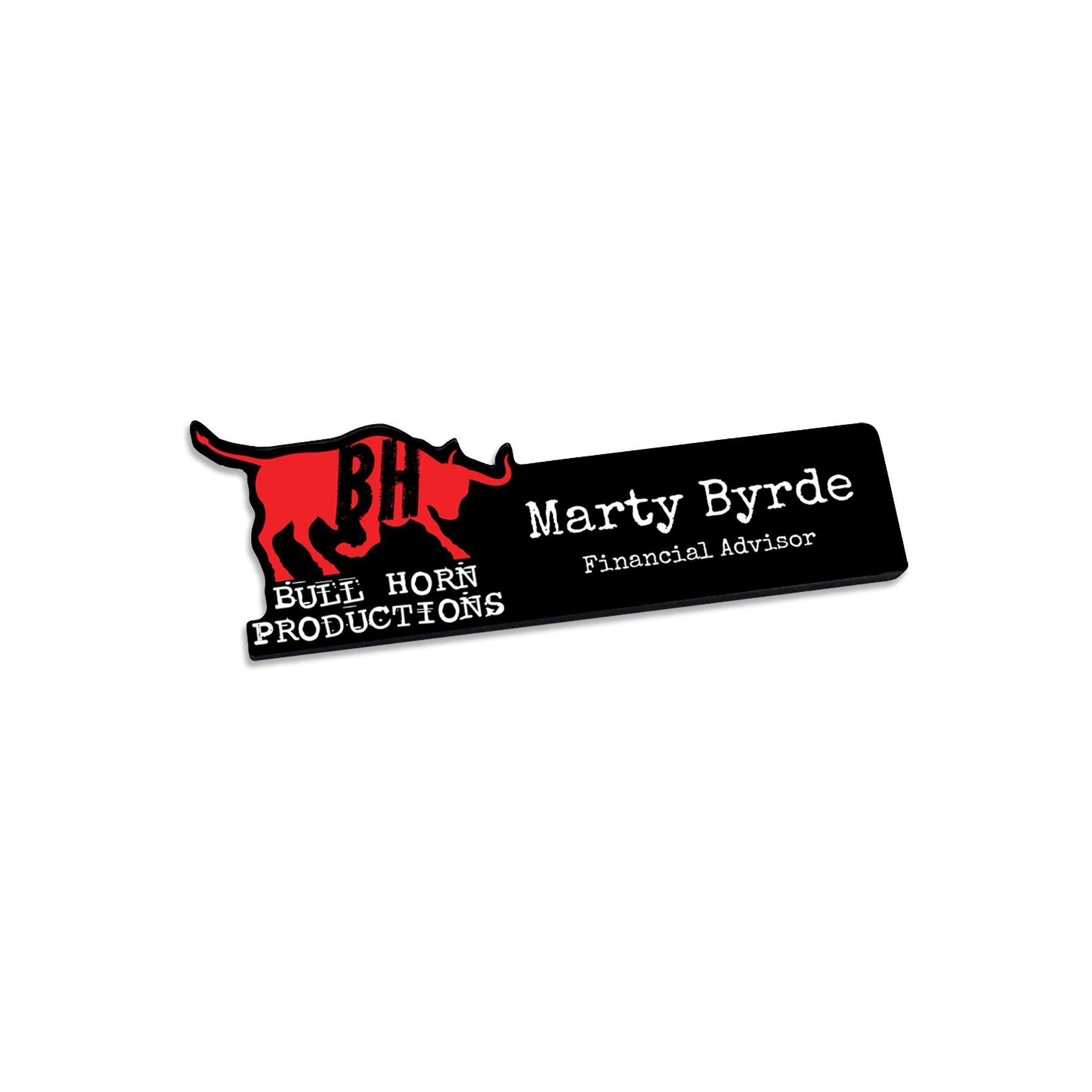 Custom Ultra Vivid Recycled Wood Name Badges 13
