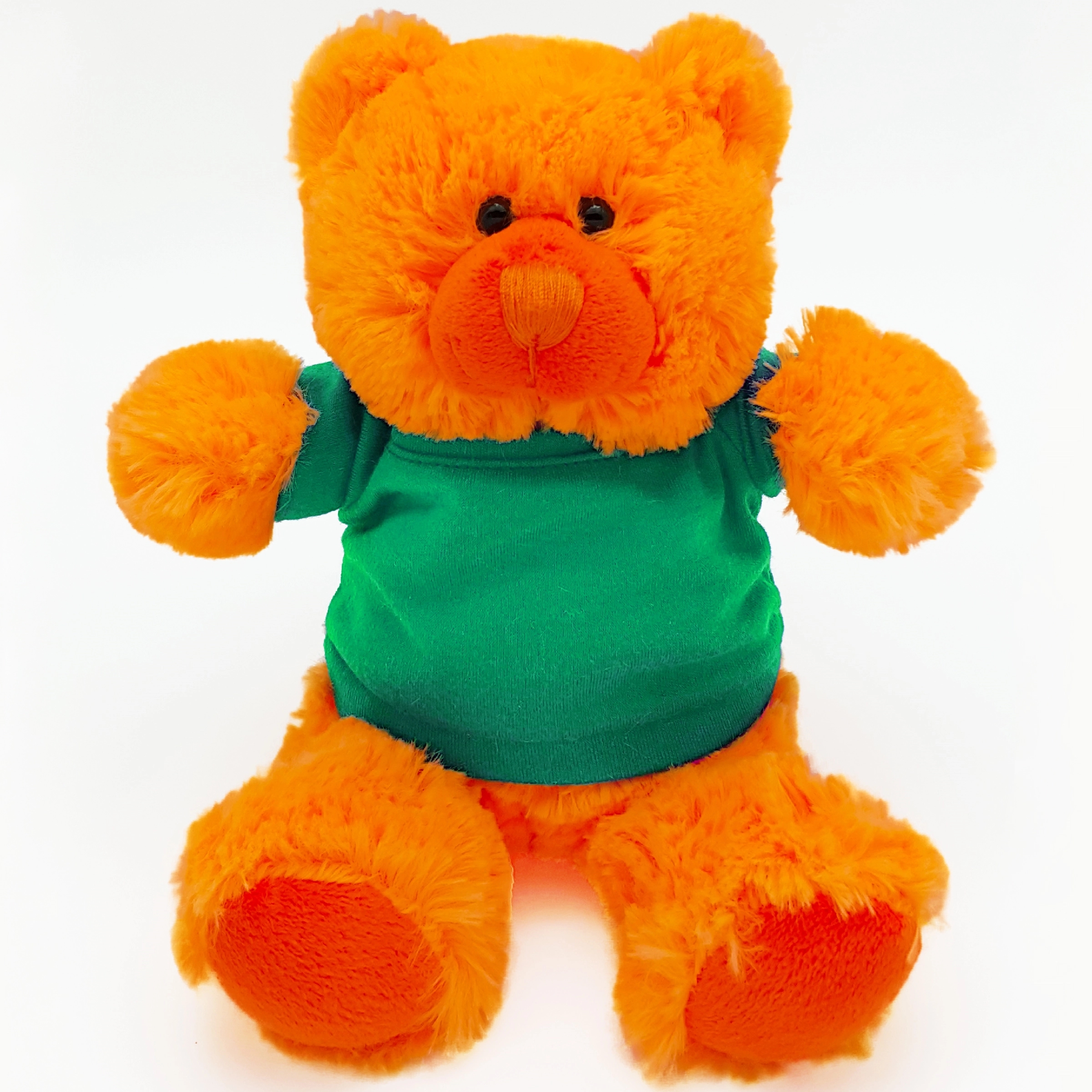 8" Bright Color Orange Bear 9