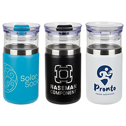 Tamari 12 oz Glass Tumbler & Vacuum Insulated Cooler 9
