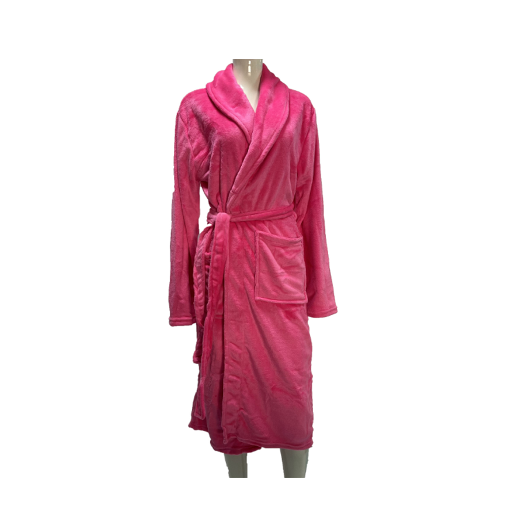 MOQ 25 PCS Soft Long Flannel Nightgown Bathrobe 8
